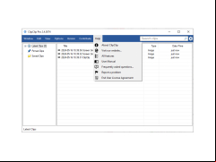 ClipClip - help-menu
