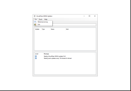 CloudFlare DynDNS Updater - file-menu