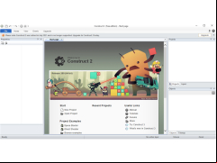 Construct 2 Free Edition - main-screen