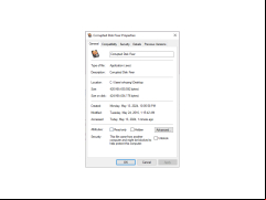 Corrupted Disk Fixer - properties