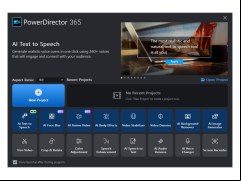 CyberLink PowerDirector Ultra - main-screen