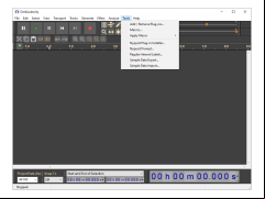 DarkAudacity - tools-menu