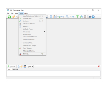 DBF Commander - tools-menu