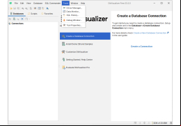 DbVisualizer - tools-menu
