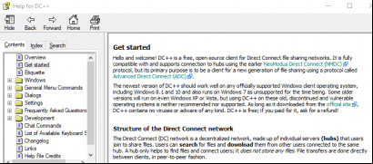 DC++ screenshot 1