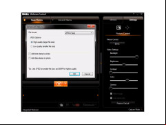 Dell Webcam Central - options