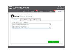 Device Doctor - settings