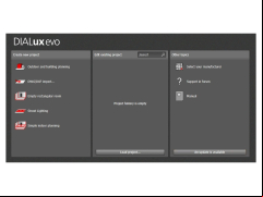 DIALux - main-screen