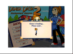Diner Dash - welcome-main-page
