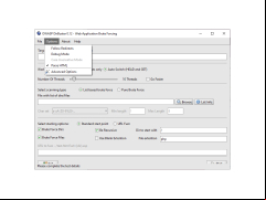 DirBuster - settings-in-application