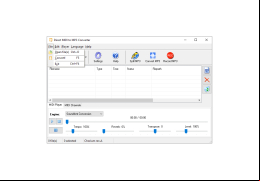 Direct MIDI to MP3 Converter - file-menu