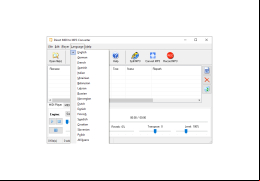 Direct MIDI to MP3 Converter - languages
