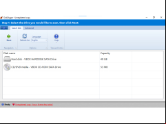 DiskDigger - main-screen