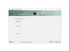 DiskInternals NTFS Recovery - recovery-mode