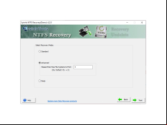 DiskInternals NTFS Recovery - advanced-mode