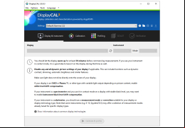 DisplayCAL - main-screen