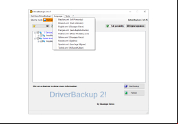 Driver Backup - languages
