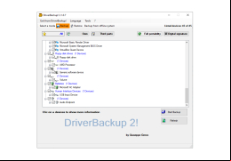 Driver Backup - main-screen