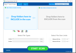 Easy Duplicate Finder Portable - start-scan