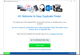 Easy Duplicate Finder Portable - welcome-screen
