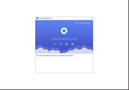 Easy Speech2Text - main-screen