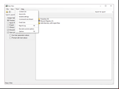 Easy View - Crystal Reports Viewer - tools-menu