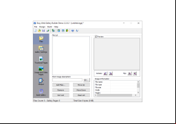 Easy Web Gallery Builder - main-screen