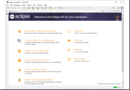 Eclipse IDE for Java EE Developers - main-screen