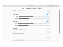 elementary OS - keyboard-settings