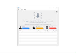 eMail Extractor - main-screen