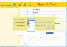 EML Wizard screenshot 1