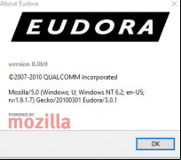 Eudora screenshot 2