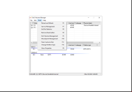 Ext2 Volume Manager - tools-menu