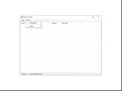 FLAC to ALAC - help-menu