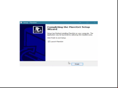 FlareGet - finish-setup