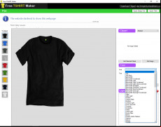 Flash TShirt Design Software screenshot 3