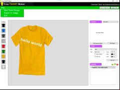 Flash TShirt Design Software - export-file-or-image