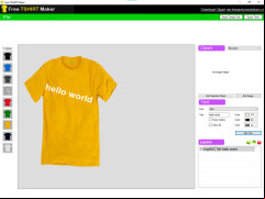 Flash TShirt Design Software - text-add