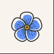 Forget-me-not logo