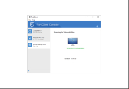 FortiClient - scanning-process