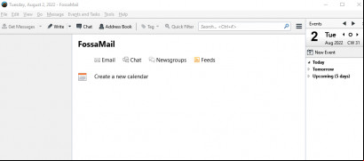 FossaMail screenshot 1