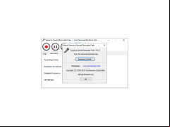 Free Audio Recorder - about-application