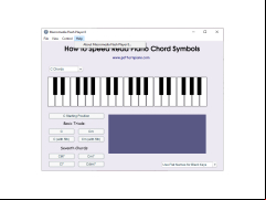 Free Chord Finder - help-menu