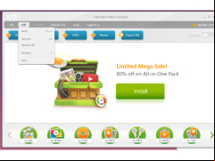 Free Easy MP4 to MP3 Converter - edit-menu