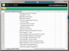 Free Excel Viewer screenshot 1