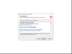 Free JPG To PDF Converter - licenses-agreement