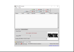 Free MKV to MP4 Converter Portable - main-screen