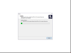 Free MP3 to CD Converter & Burner - installation-process