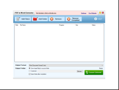 Free PDF to Word Converter - main-screen