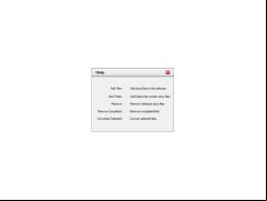 Free PDF to Word Converter - help-menu